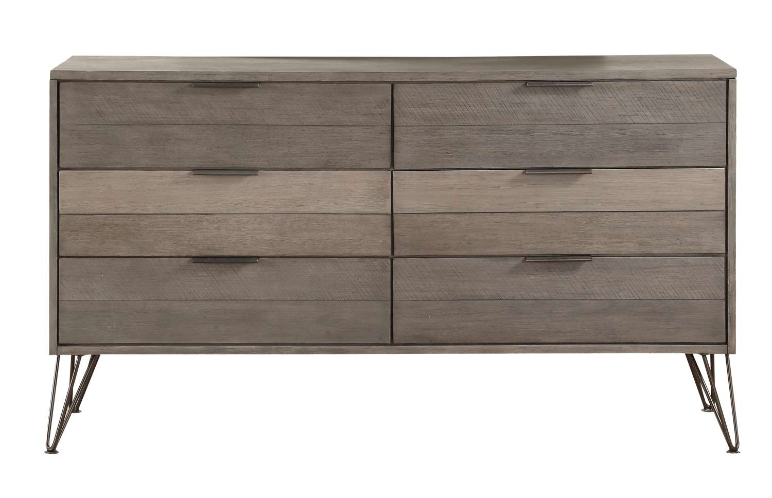 Haley 6 Drawer Dresser - Grey