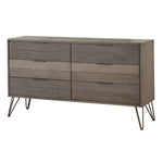 Haley 6 Drawer Dresser - Grey