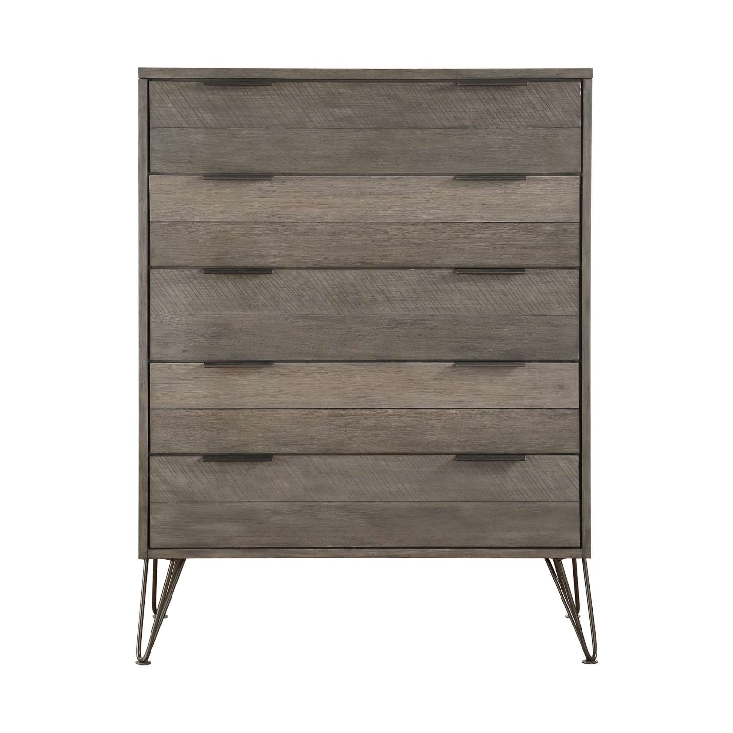 Haley 5 Drawer Chest - Grey