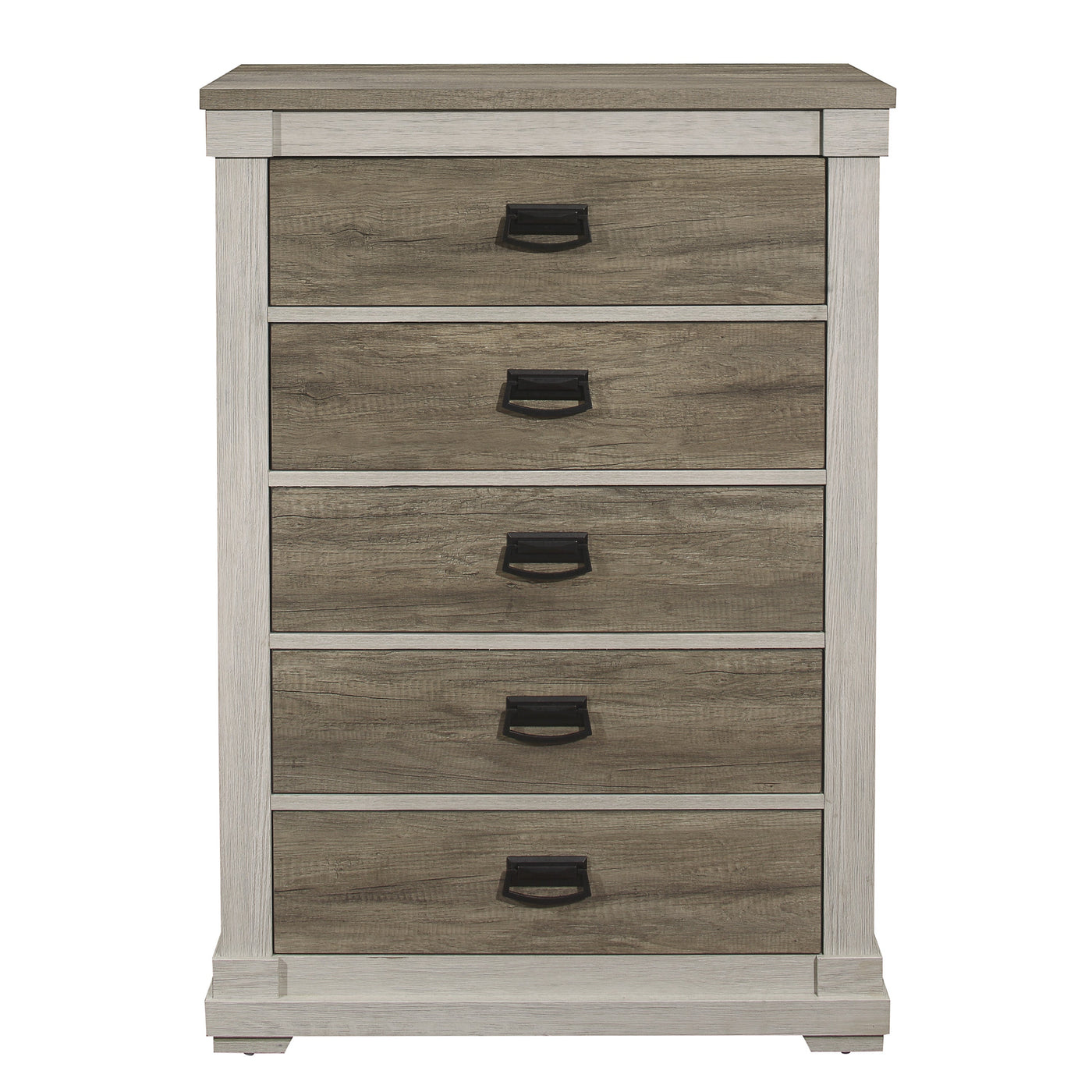 Rayne 5 Drawer Chest - Weathered Grey