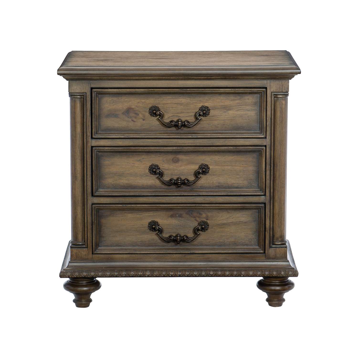 Rachelle 6-Piece King Bedroom Package - Pecan