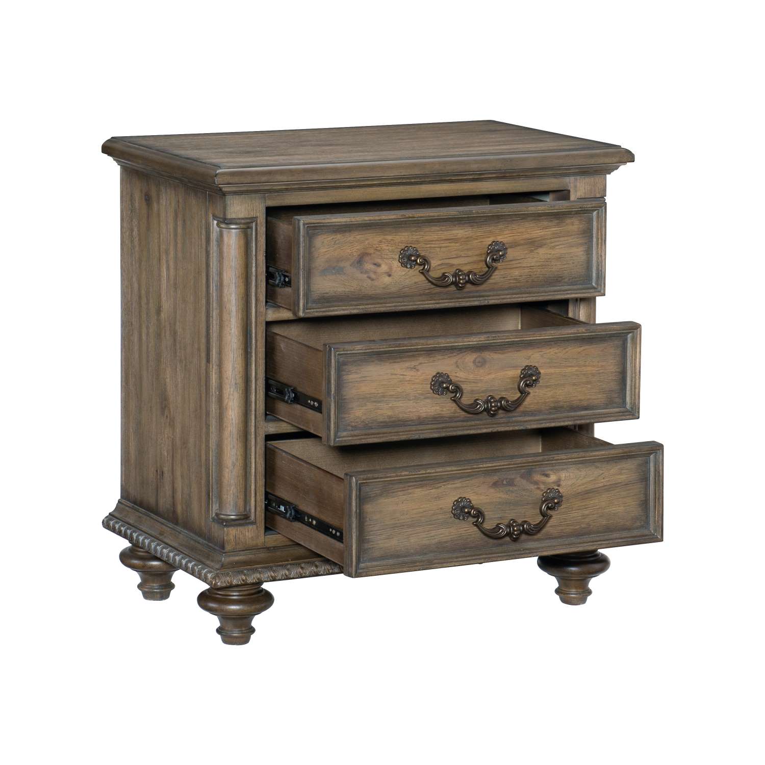 Rachelle 6-Piece Queen Bedroom Package - Pecan