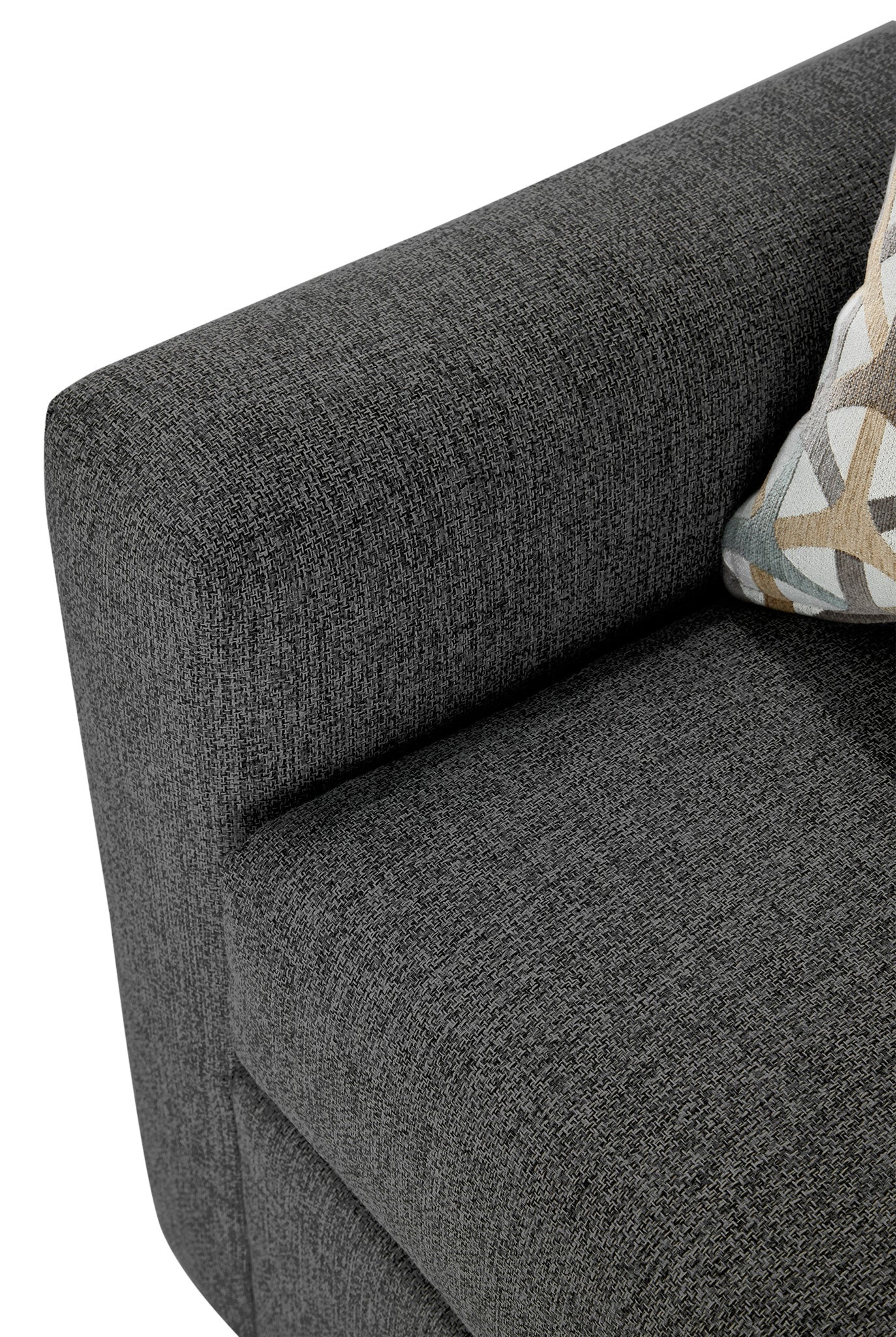 Harper Queen Sofa Bed with Innerspring Mattress - Charcoal