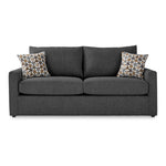 Harper Queen Sofa Bed with Memory Foam Mattress - Charcoal