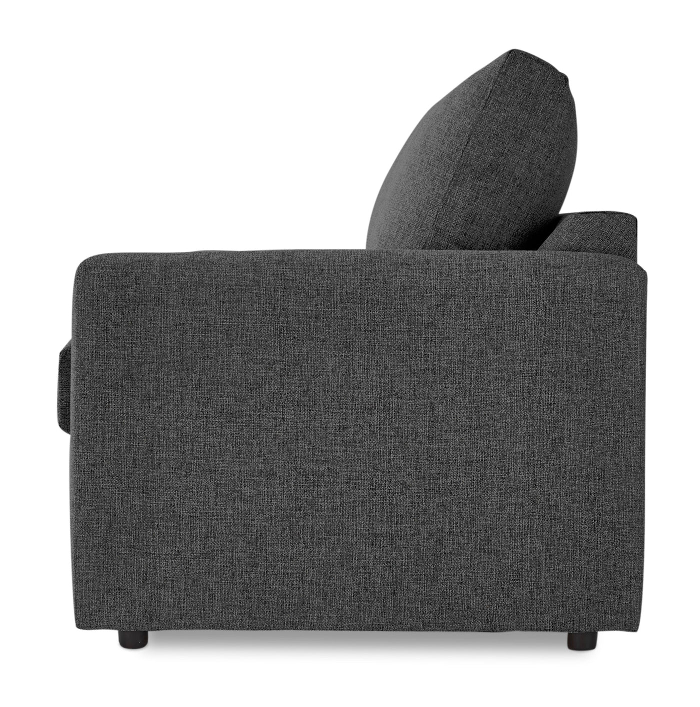 Harper Queen Sofa Bed with Memory Foam Mattress - Charcoal