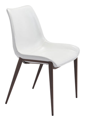 Teglberg Dining Chair - White/Walnut - Set of 2