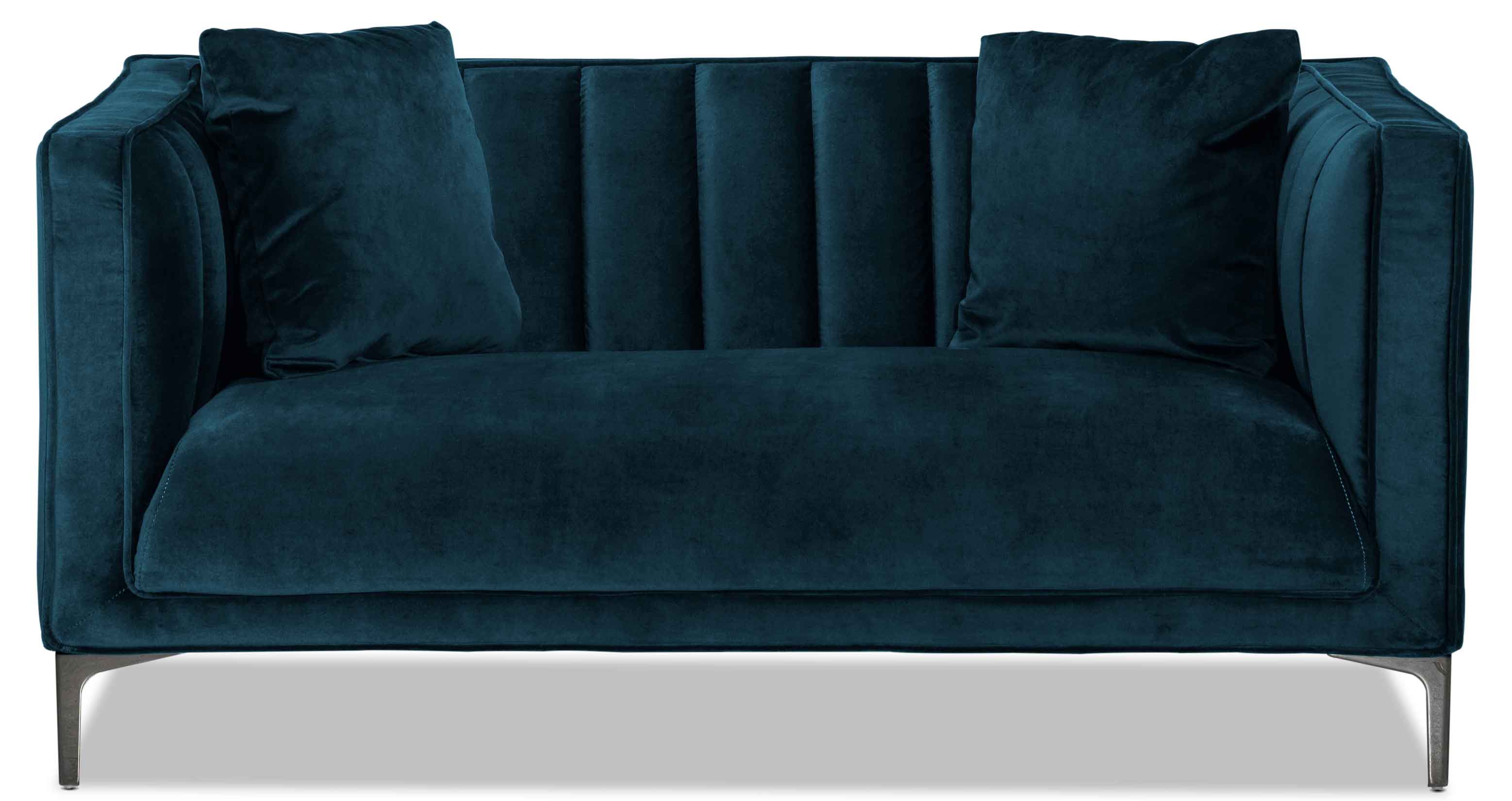 Celina Sofa and Loveseat Set - Blue