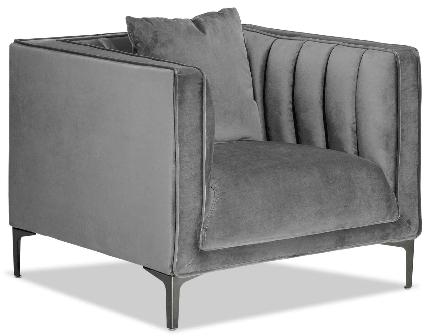 Celina Sofa and Chair Set - Light Grey