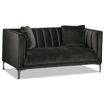 Celina Loveseat - Dark Grey