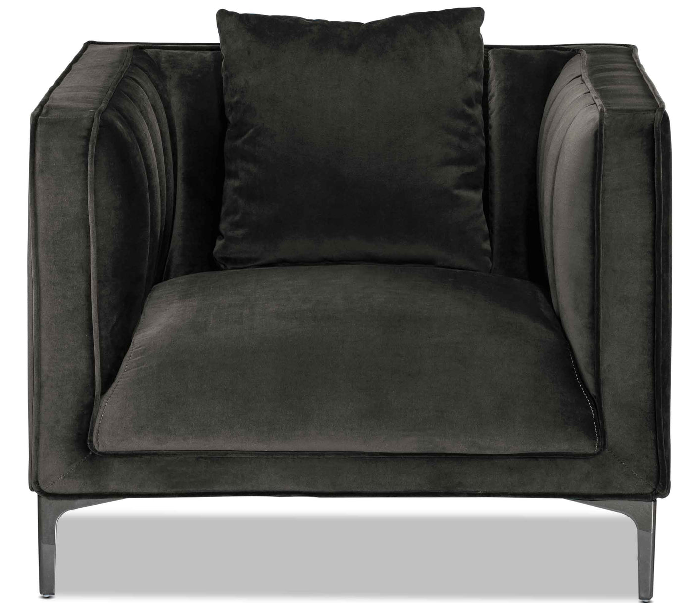 Celina Sofa, Loveseat and Chair Set - Dark Grey