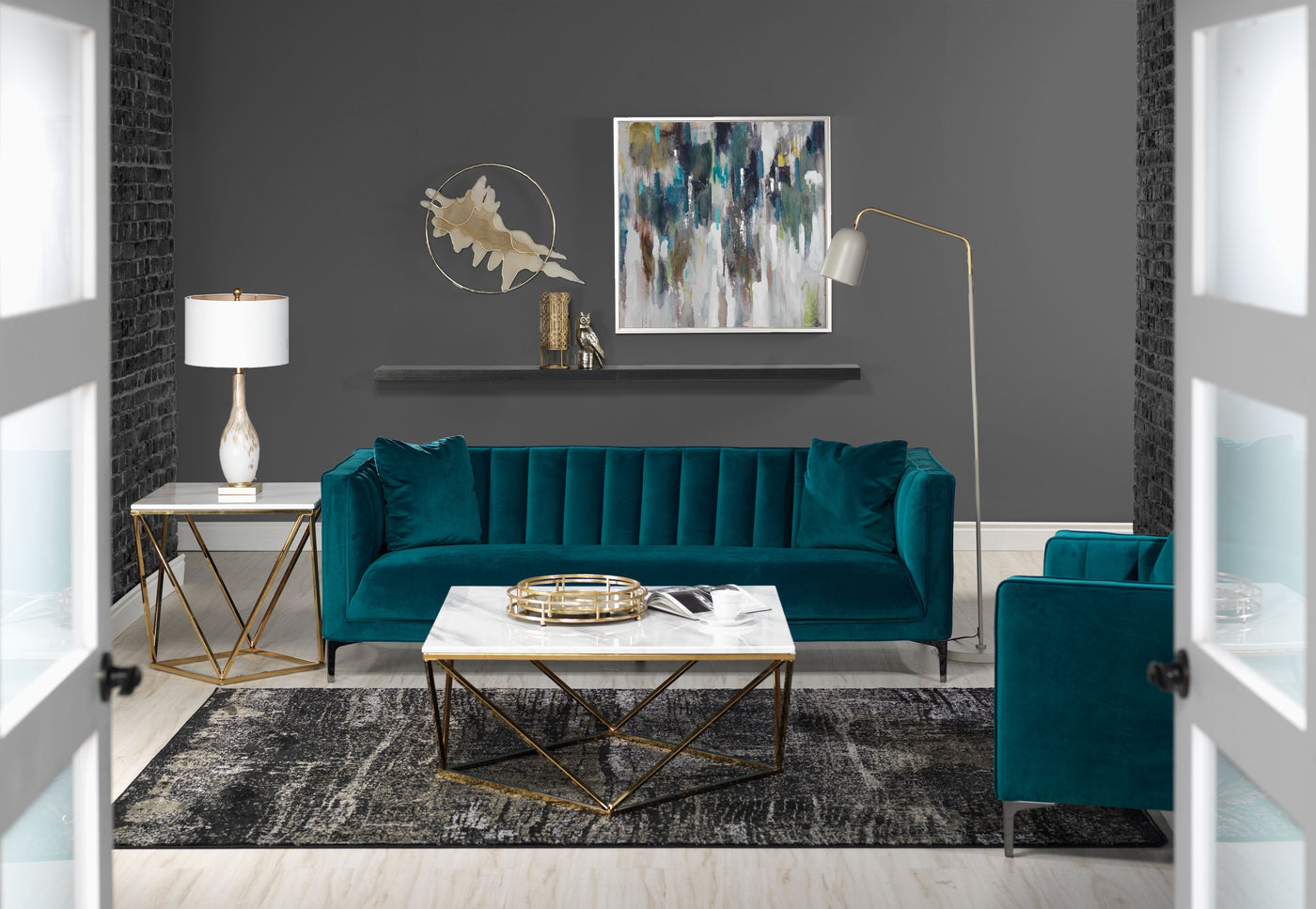 Copy of Celina Sofa - Green - Clearance