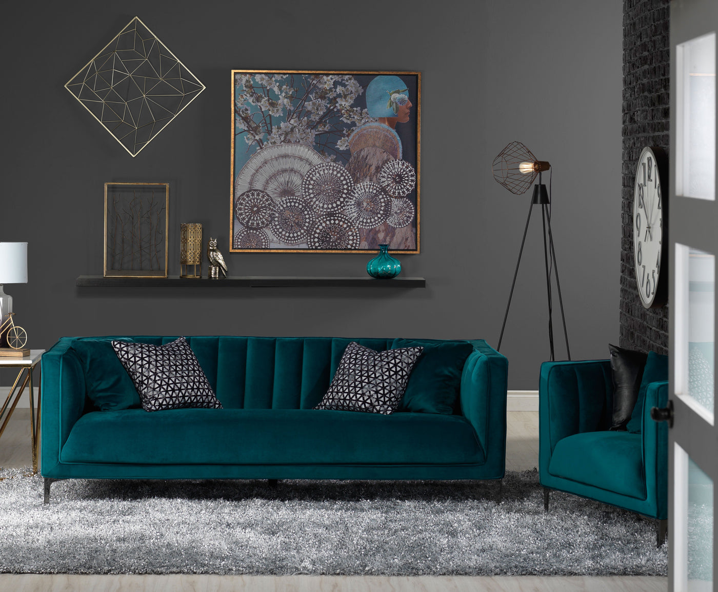 Copy of Celina Sofa - Green - Clearance