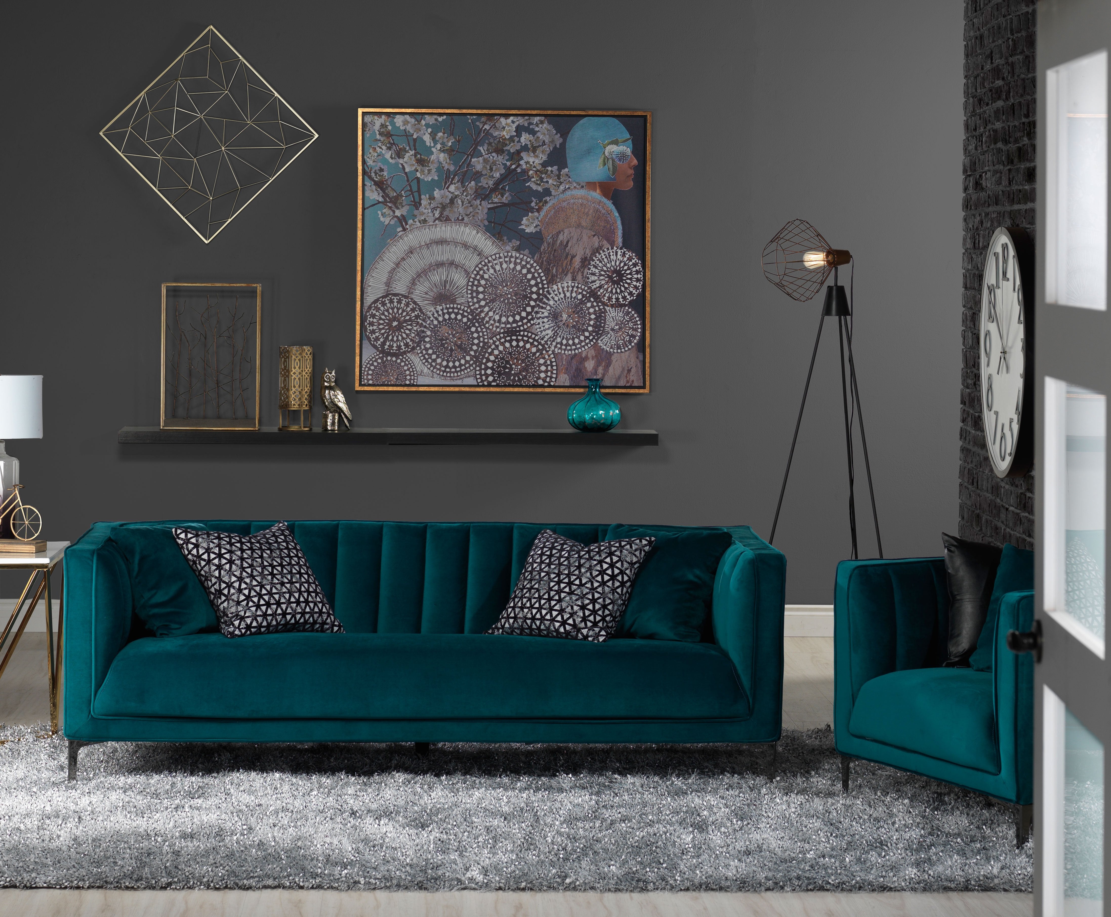 Copy of Celina Sofa - Green - Clearance