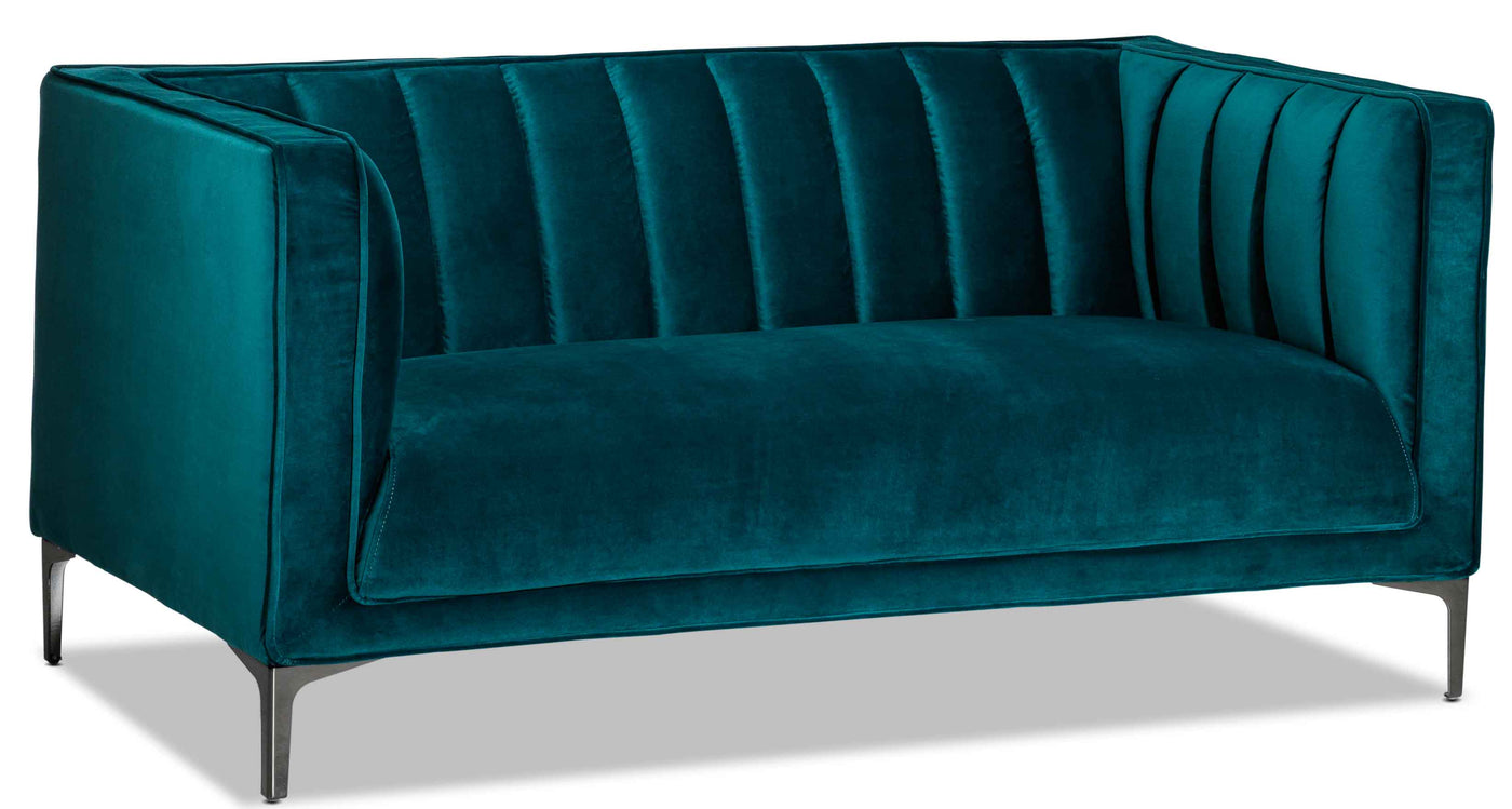 Celina Sofa, Loveseat and Chair Set - Green