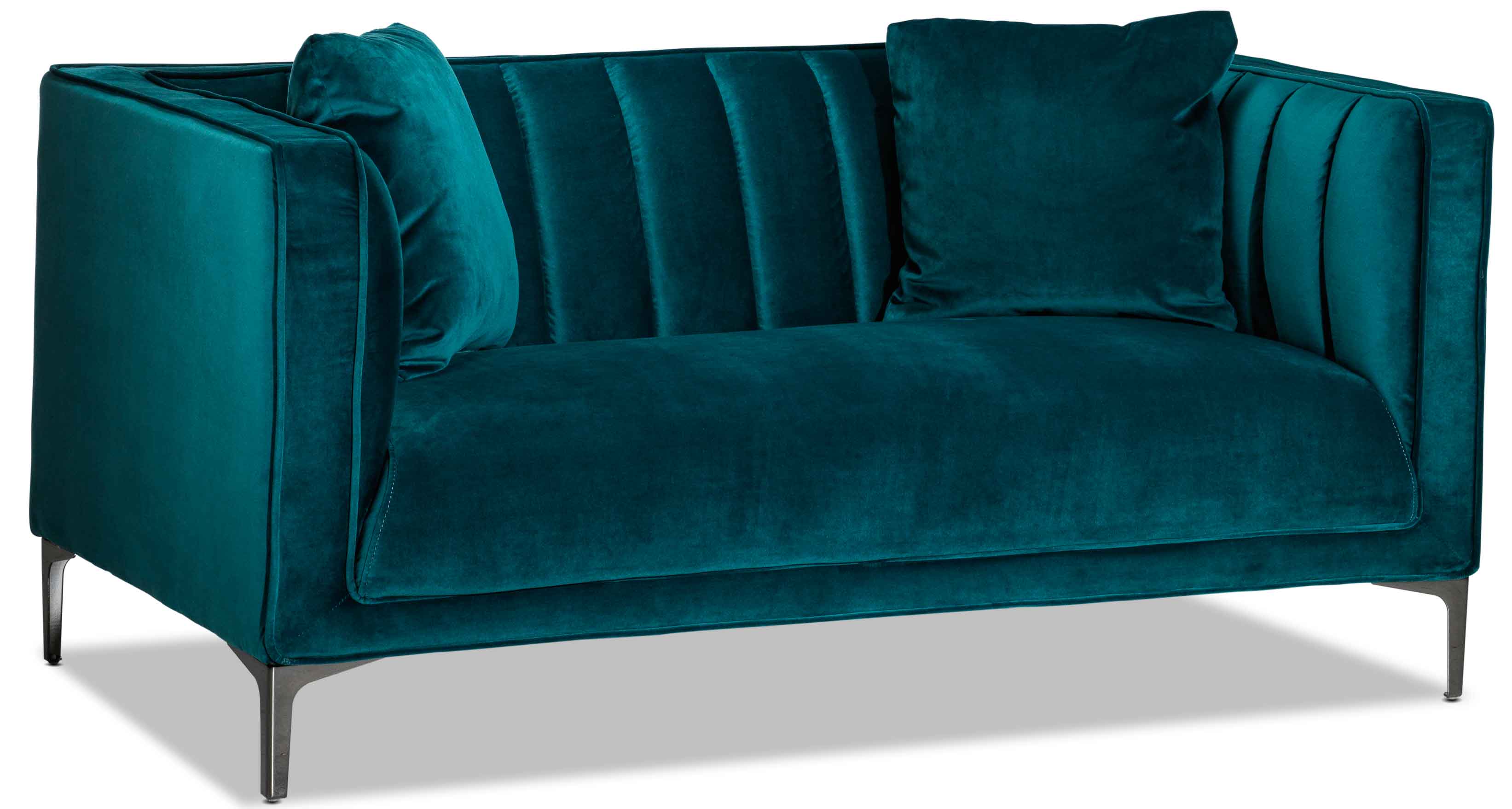 Celina Sofa and Loveseat Set - Green