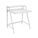 2-tier Contemporary Desk - White