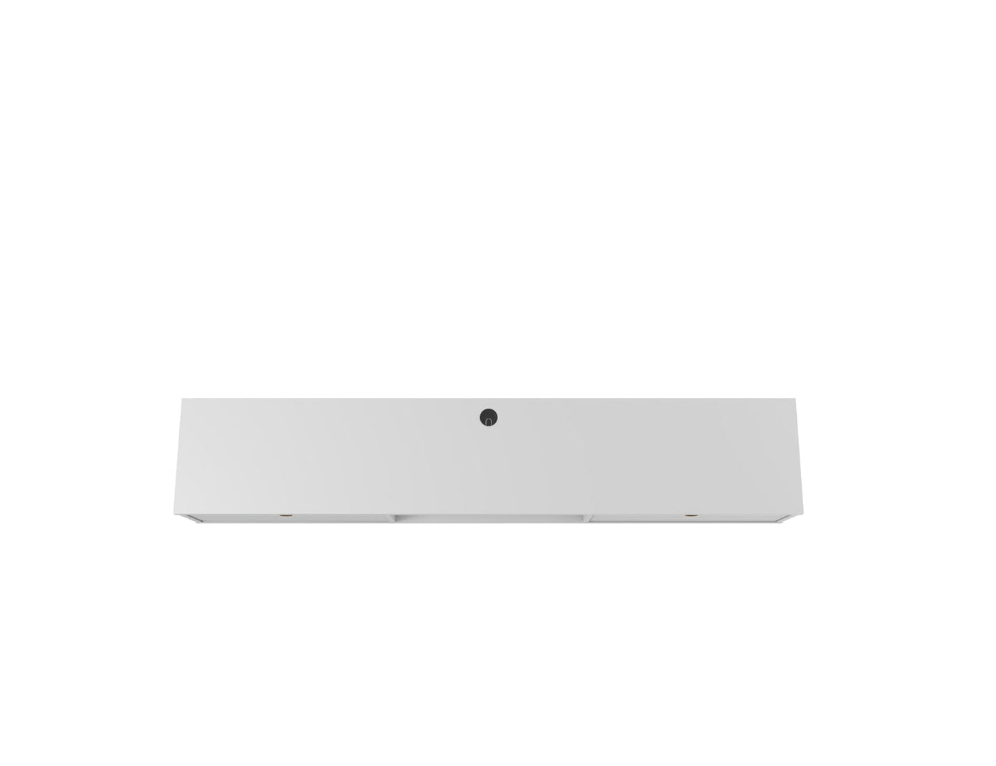 Lekedi 63" Entertainment Centre / Floating Desk – White