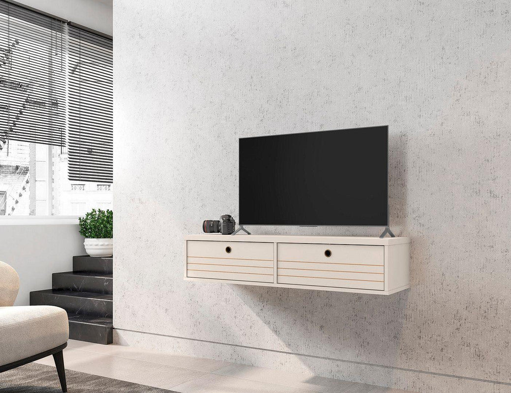 Lekedi 42" Floating Entertainment Centre - Off White