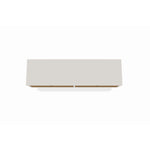 Lekedi 42" Floating Entertainment Centre - Off White/Cinnamon
