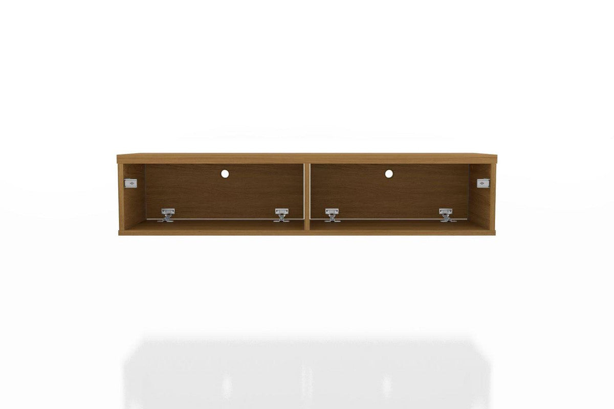 Lekedi 42" Floating Entertainment Centre - Cinnamon