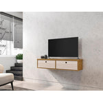 Lekedi 42" Floating Entertainment Centre - Cinnamon/Off White