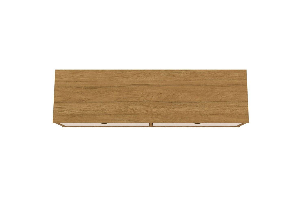 Lekedi 42" Floating Entertainment Centre - Cinnamon/Off White