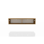Lekedi 42" Floating Entertainment Centre - Cinnamon/Off White