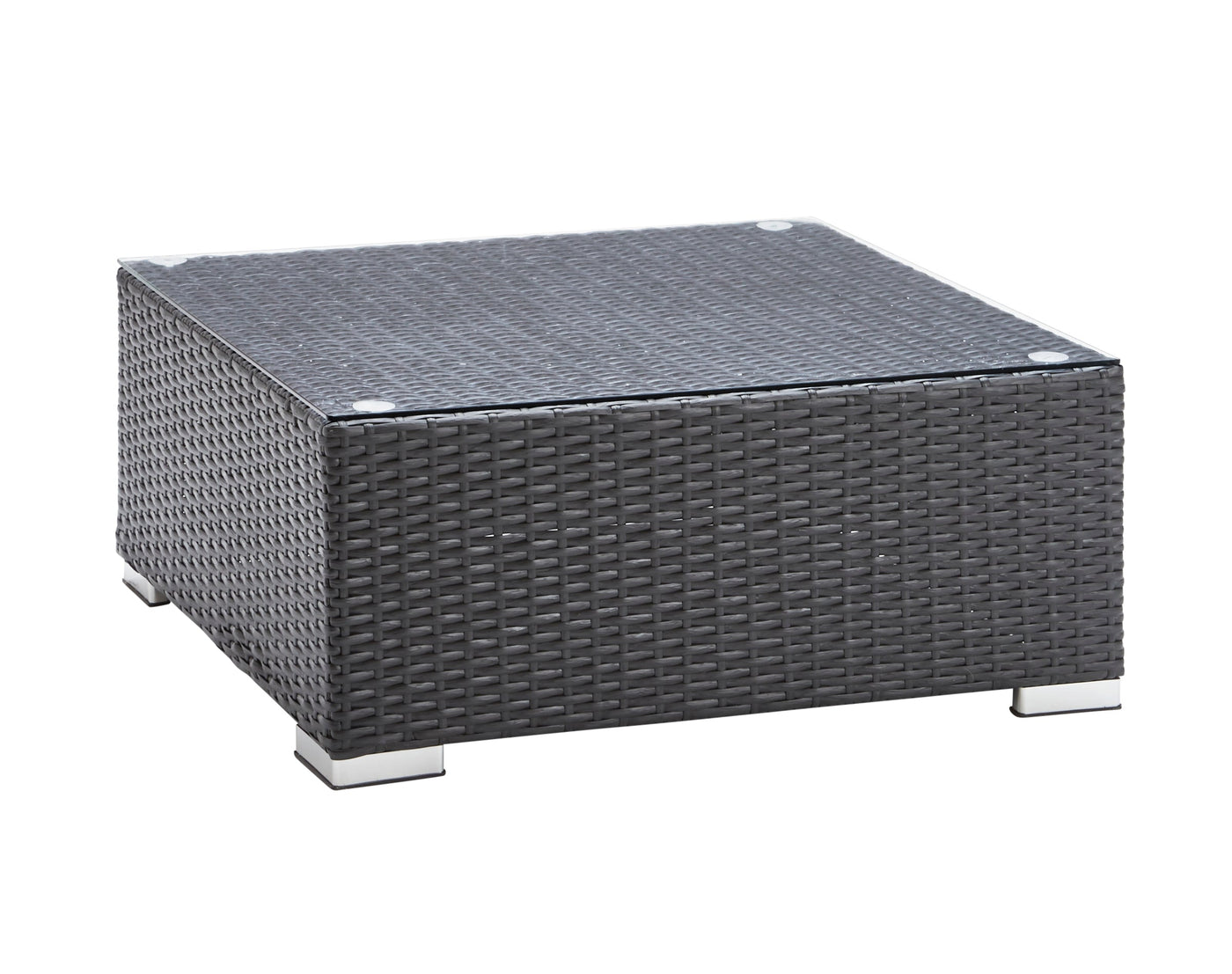 Crawley Outdoor Coffee Table - Beige and Black