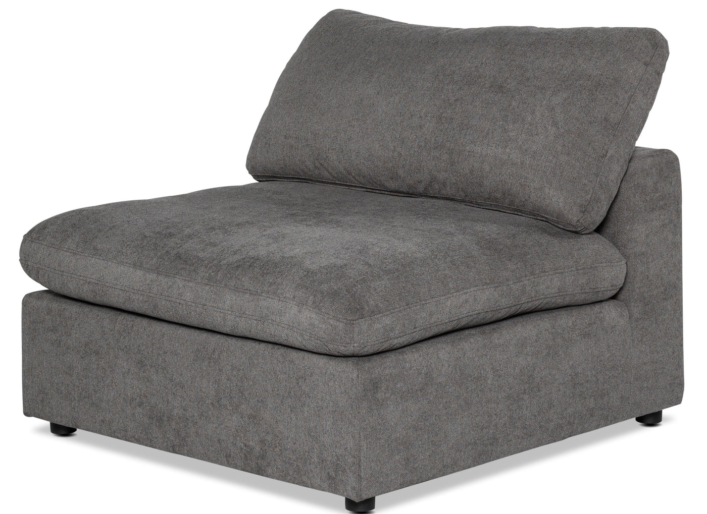 Cirrus 5-Piece Modular Sectional with Ottoman - Grey