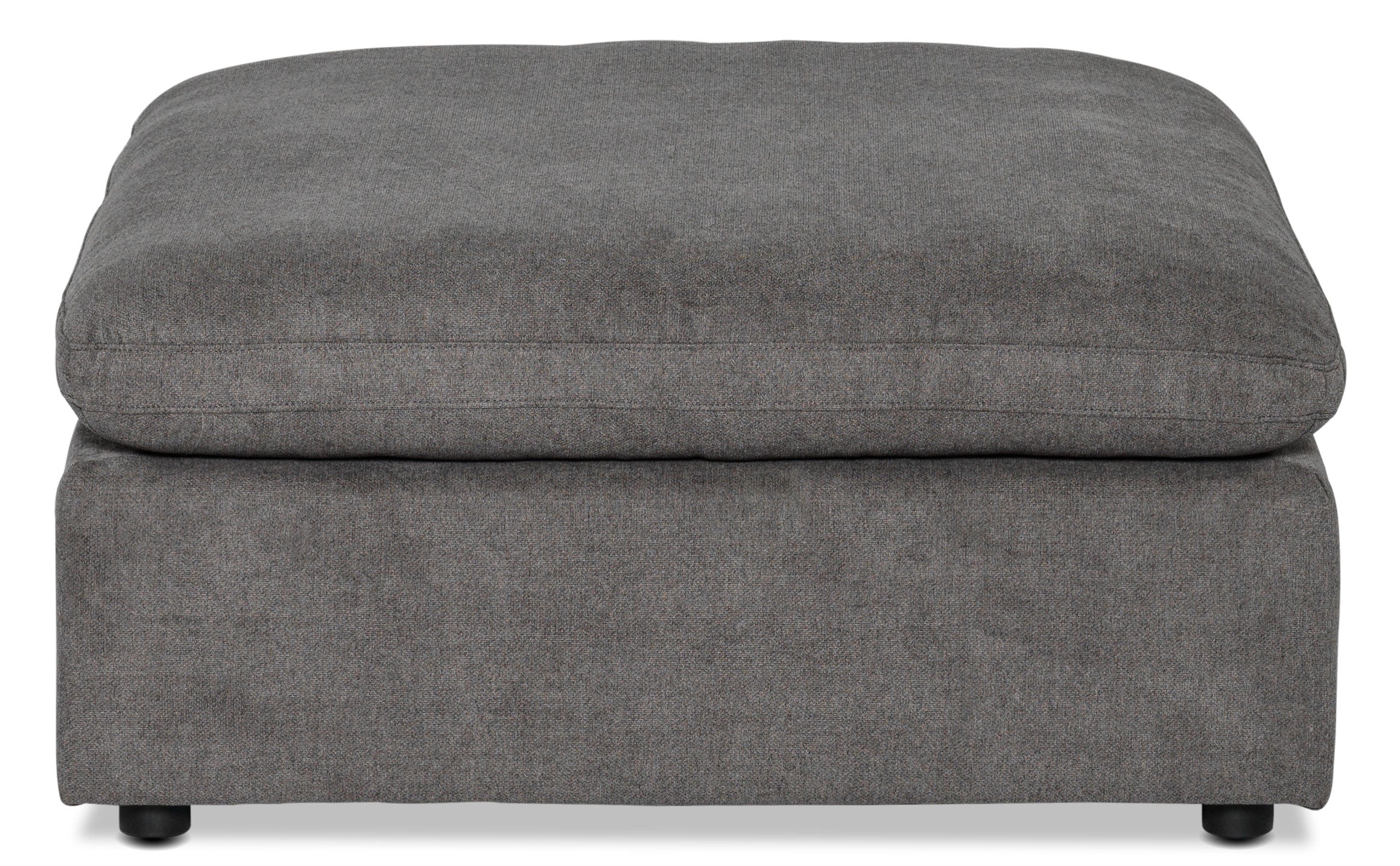 Cirrus 4-Piece Modular Sectional with Ottoman - Grey