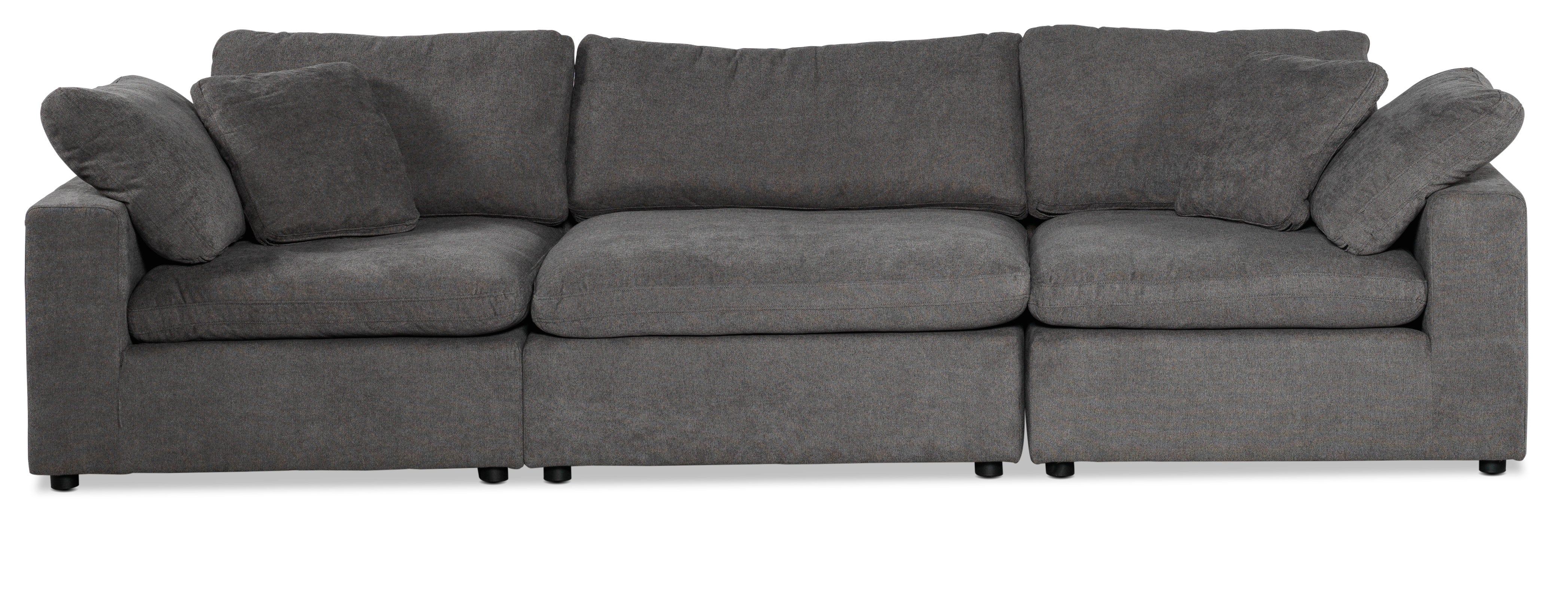 Cirrus 3-Piece Modular Sectional - Grey