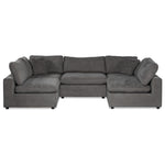 Cirrus 5-Piece Modular Sectional - Grey