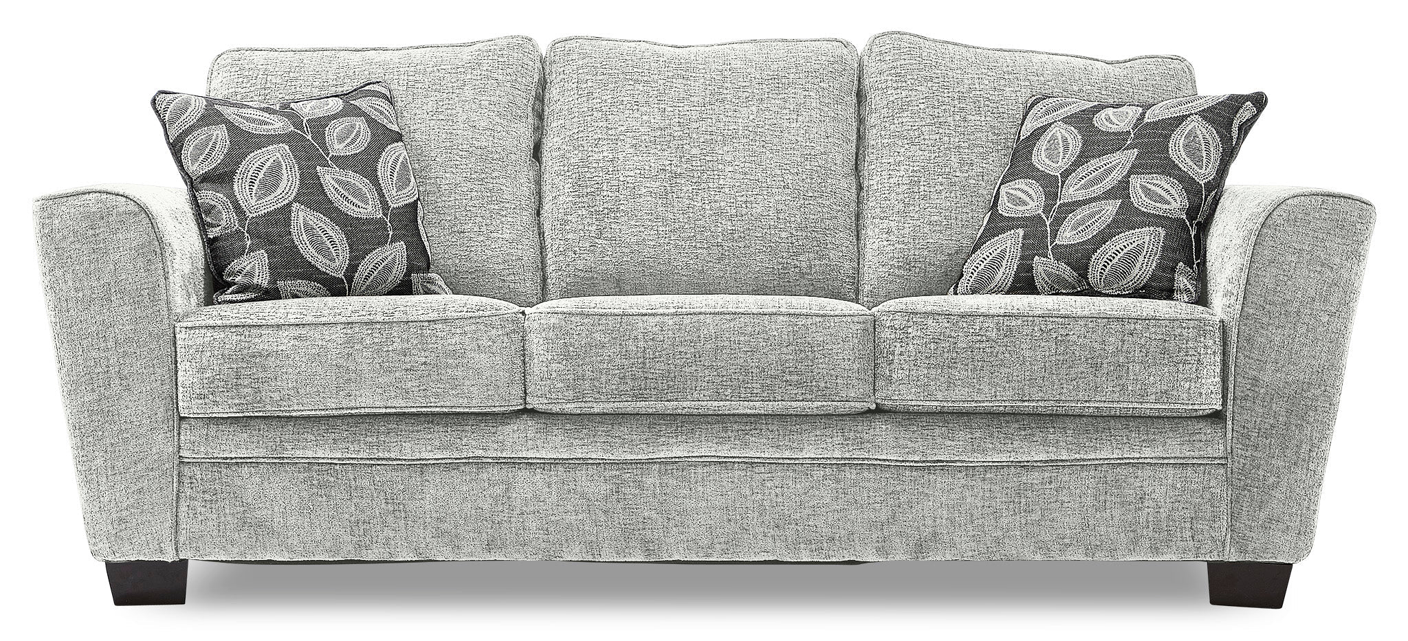 Daisy Sofa and Loveseat - White