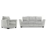 Daisy Sofa and Chair Set - White