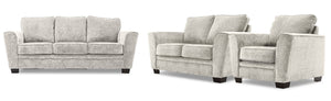 Daisy Sofa, Loveseat and Chair Set - Sand