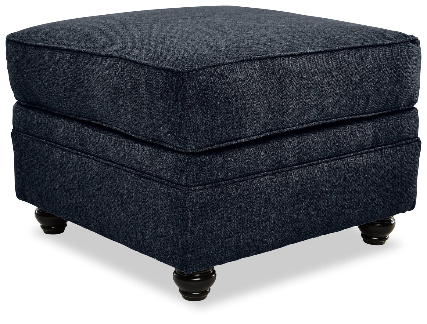 Murphy Ottoman - Indigo
