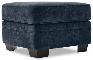 Daisy Ottoman - Indigo