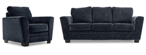 Daisy Sofa and Chair Set - Indigo