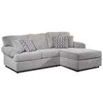 Jupiter 2-Piece Sectional with Right-Facing Chaise - Ash