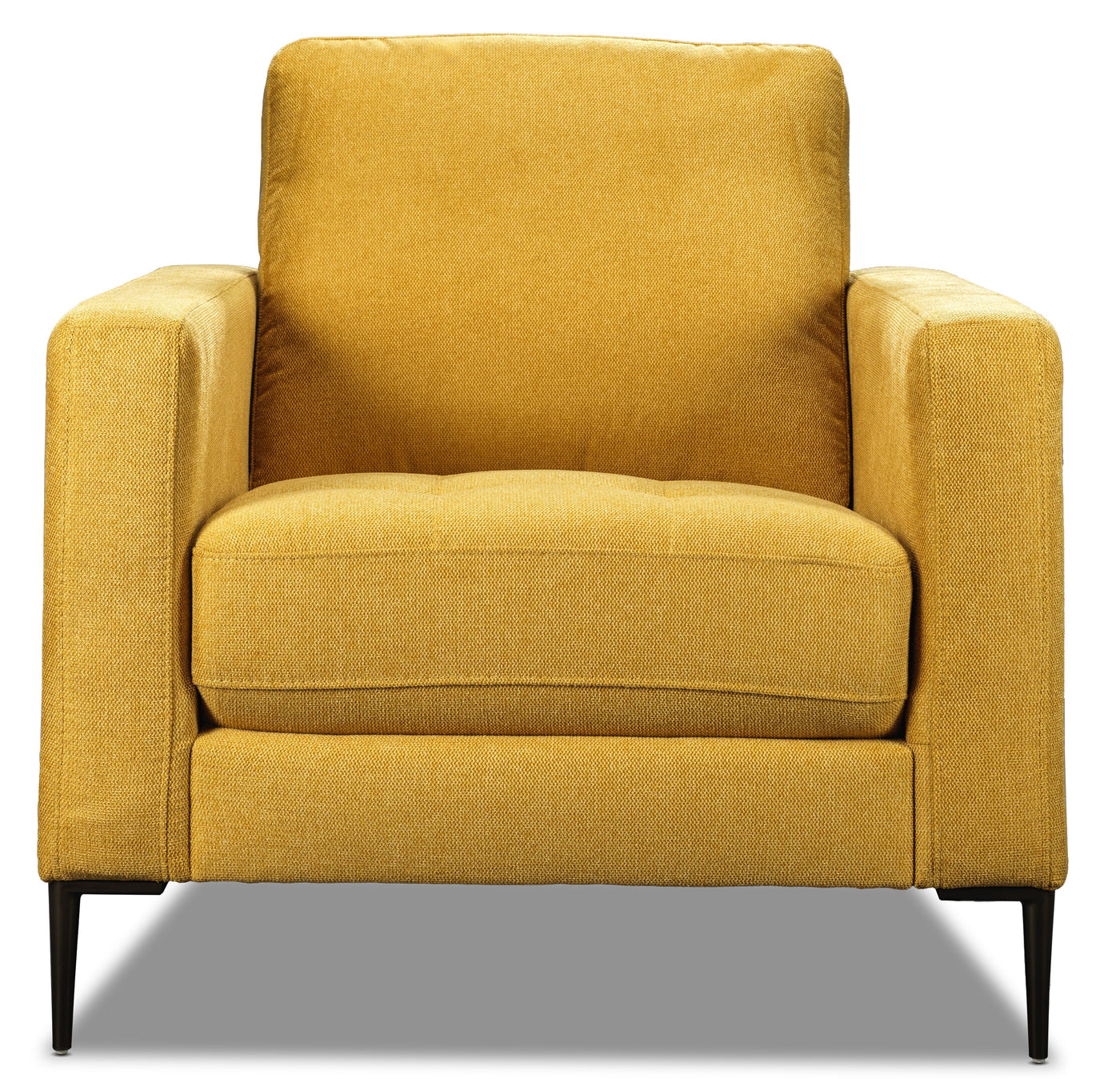 Leanne Sofa, Loveseat and Chair Set - Yellow