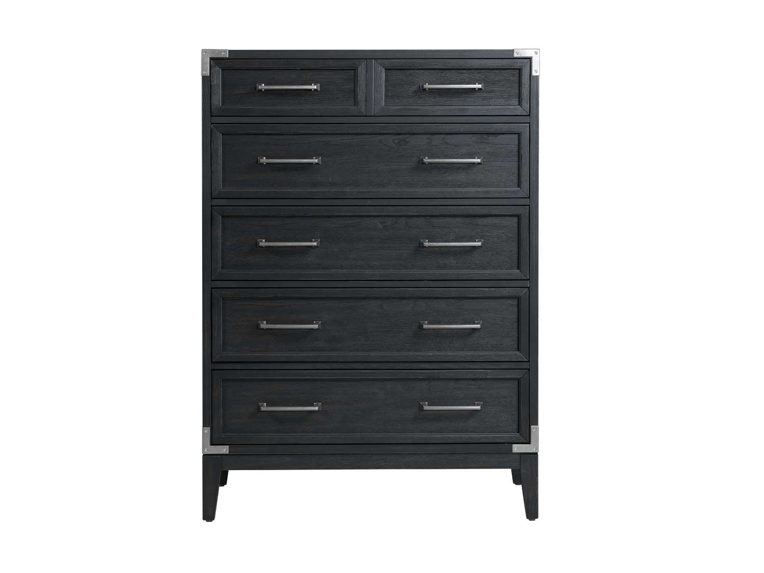 Laguna 5-Piece King Bedroom Package - Weathered Oak and Black