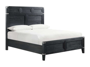 Laguna 5-Piece King Bedroom Package - Weathered Oak and Black