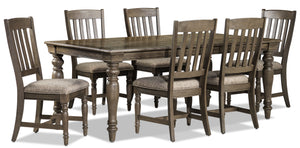 Bilboa 7-Piece Dining Room Set - Roasted Oak