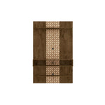 Cingoli Floating Entertainment Centre - Rustic Brown/3D Brown Print