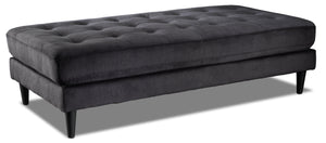 Paragon Ottoman - Charcoal
