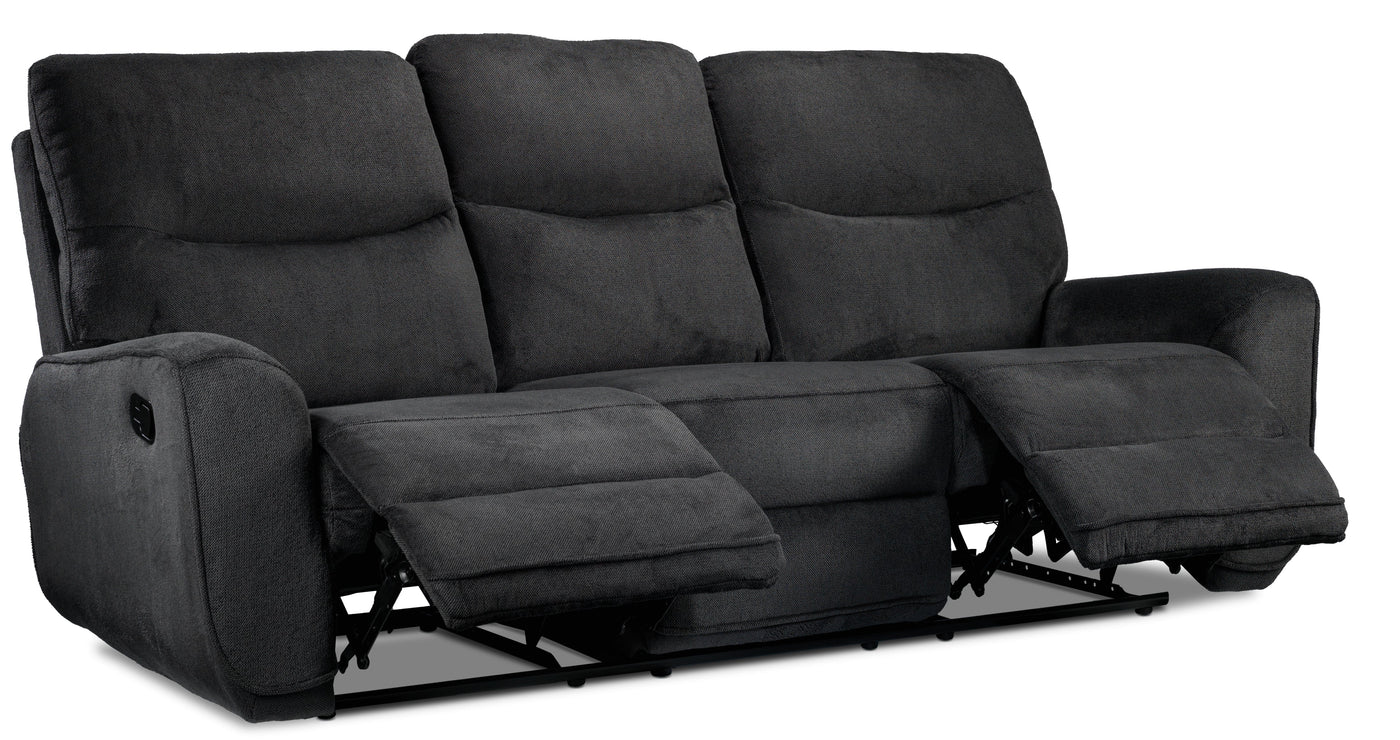 Fletcher Reclining Sofa - Dark Grey