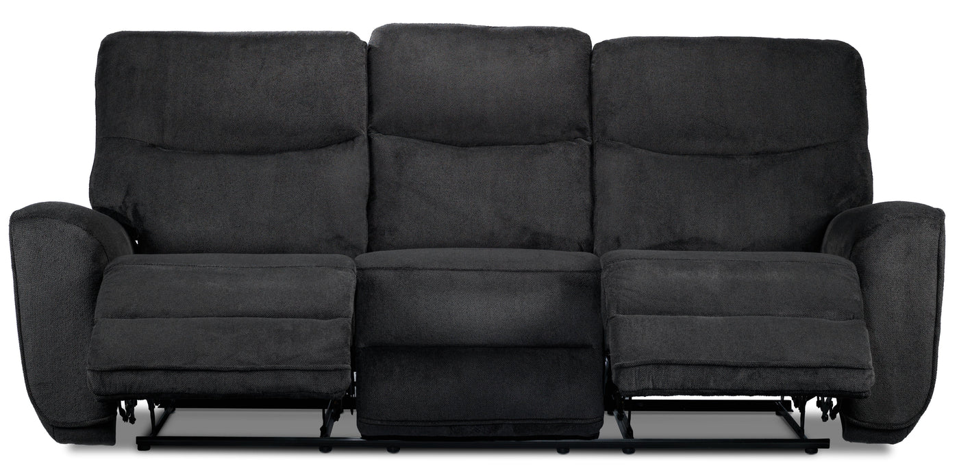 Fletcher Reclining Sofa - Dark Grey