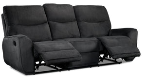 Fletcher Reclining Sofa - Dark Grey