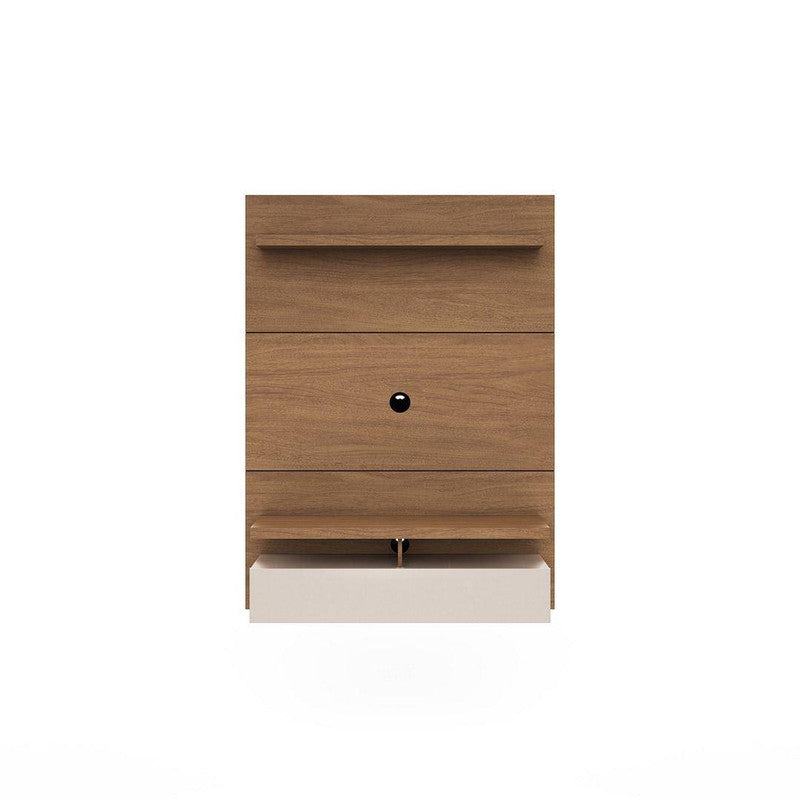 Lavo 47.5" Floating Wall Theater Entertainment Centre - Maple Cream
