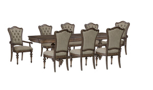Andrea 9-Piece Dining Set - Brown